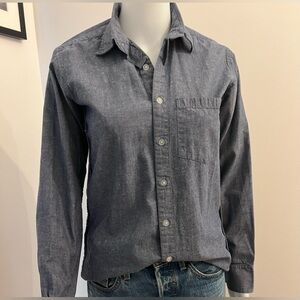 Denim Button-Up Shirt